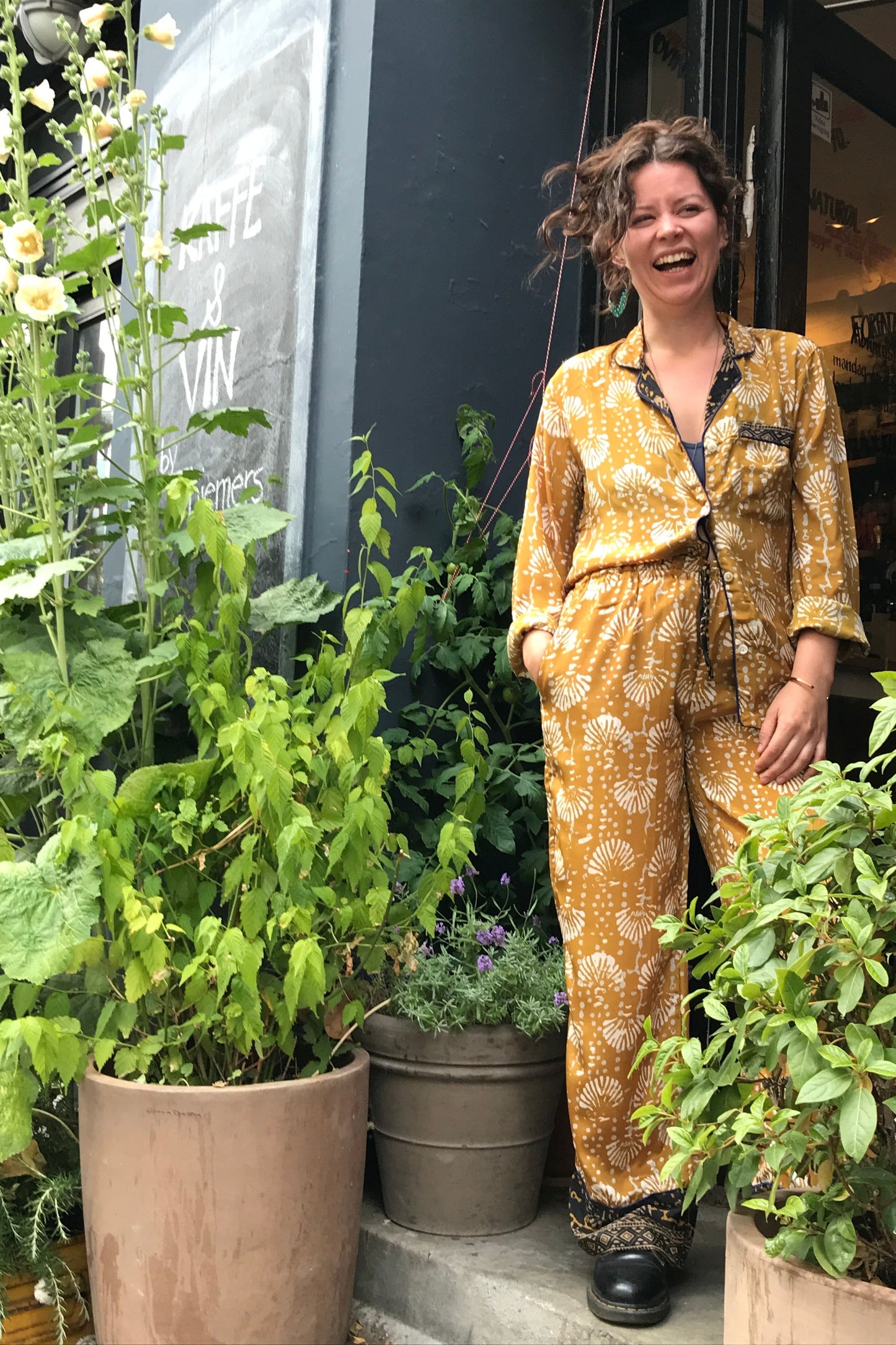 Dandelion Turmeric - Silk Pyjamas